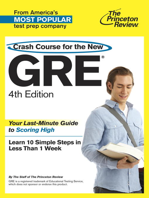 Title details for Crash Course for the New GRE by Princeton Review - Available